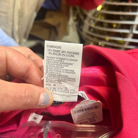 Nancy Bolen ladies 10 pink tank top with jacket and pink pants are a size 10 - Picture 11 of 11